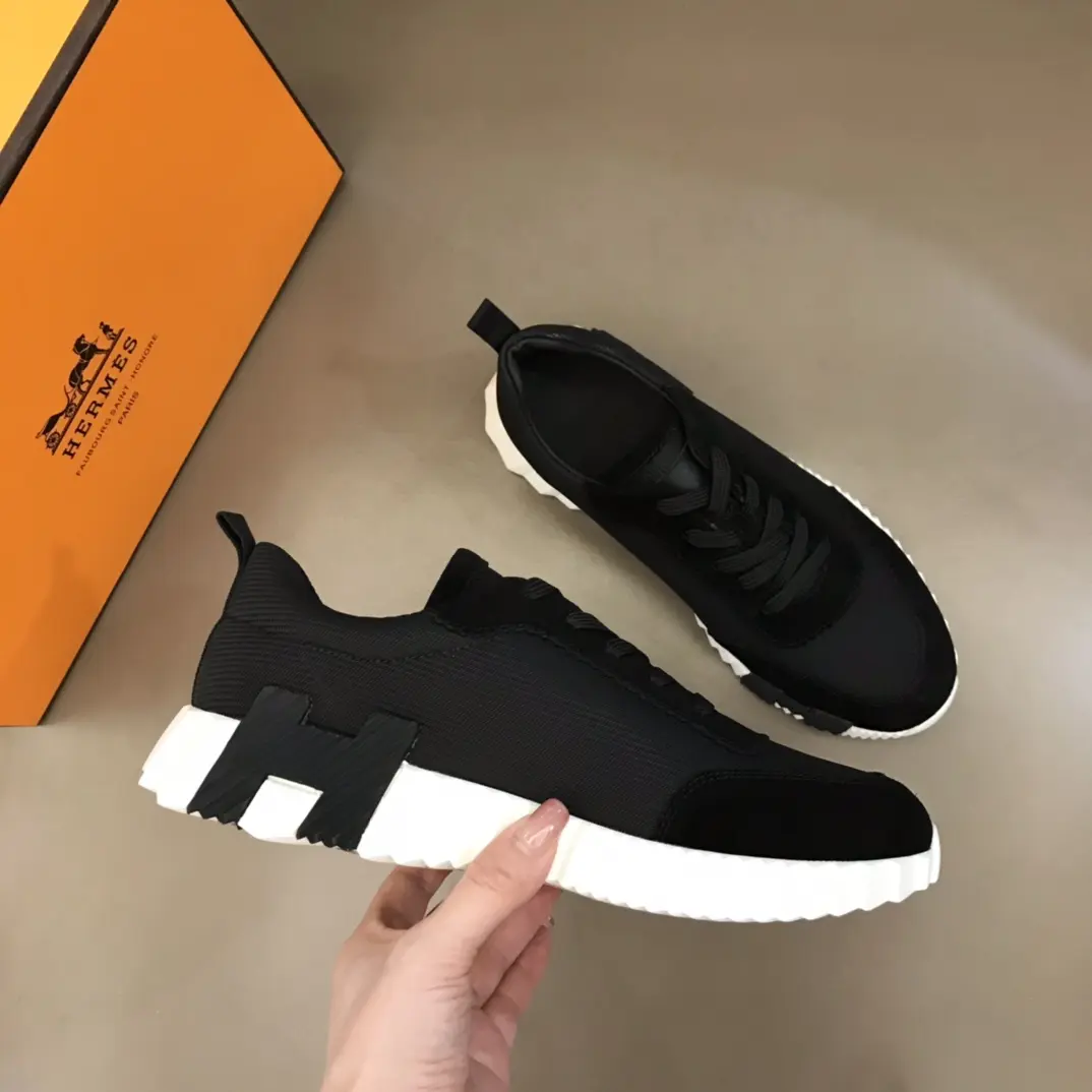 GoAnywhere Hermès Crew Sneakers Black  Style – Replica Hermes & Rep Shoes Collection 71