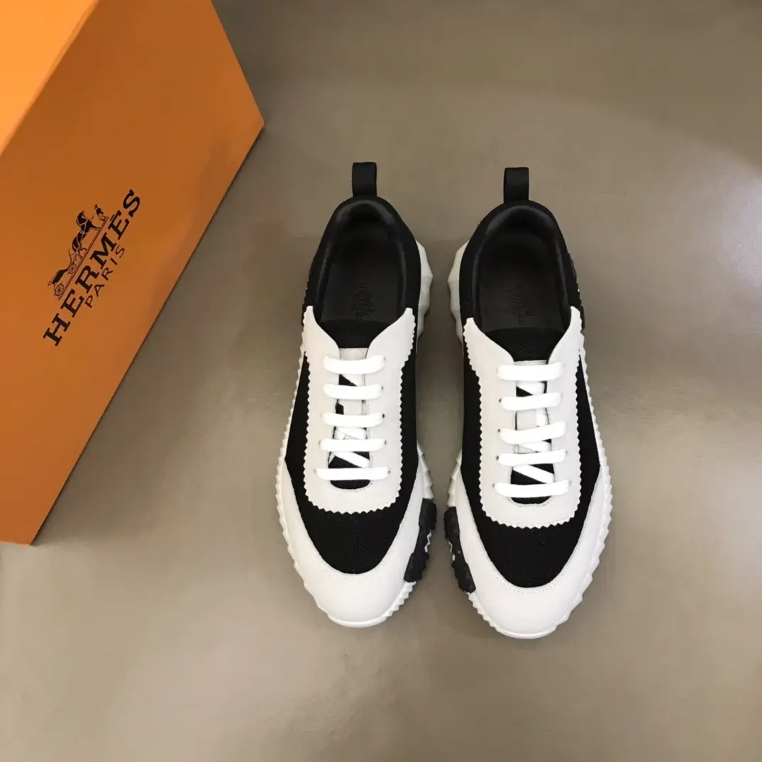 SportInspired Hermès Crew Sneakers, Black White, Lace-Up –  Rep Shoes & Replica Hermes Footwear 72