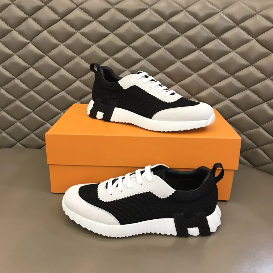 SportInspired Hermès Crew Sneakers, Black White, Lace-Up –  Rep Shoes & Replica Hermes Footwear 72