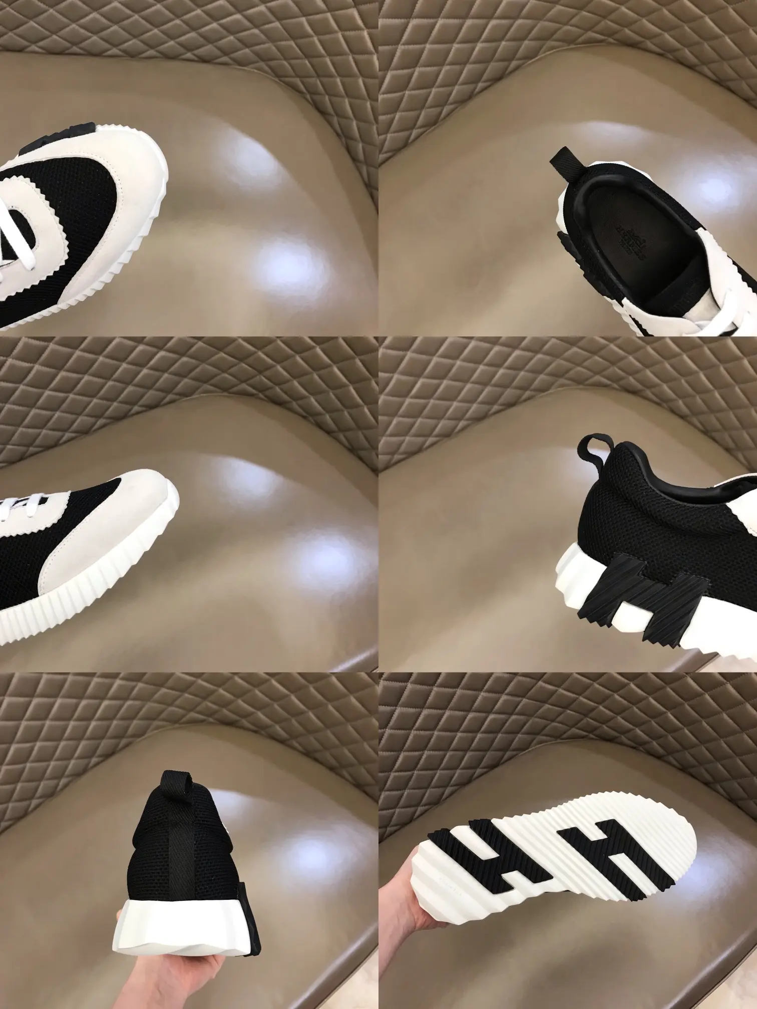 SportInspired Hermès Crew Sneakers, Black White, Lace-Up –  Rep Shoes & Replica Hermes Footwear 72