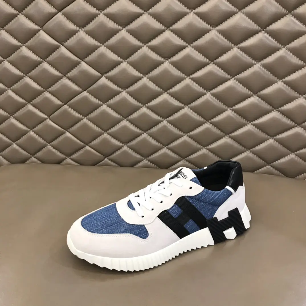 Hermès Crew Sneakers Blue White Style – Replica Hermes Shoes & Rep Footwear Youthful 77