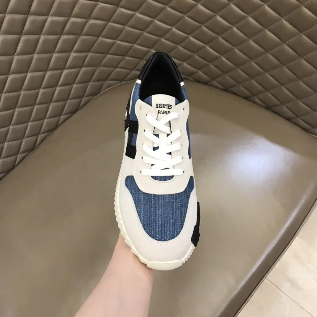 Hermès Crew Sneakers Blue White Style – Replica Hermes Shoes & Rep Footwear Youthful 77