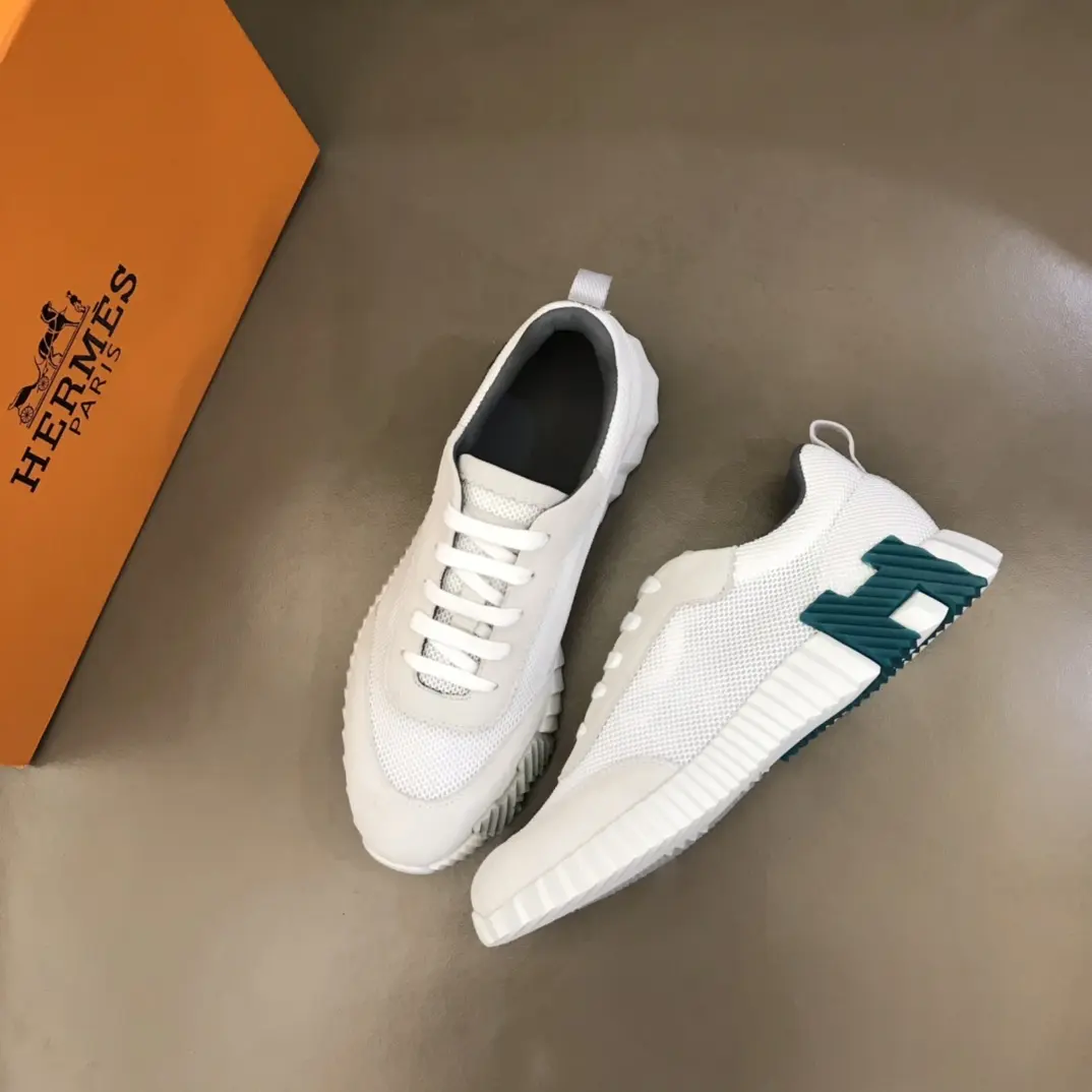 Refined Hermès Crew Sneakers White  Style – Replica Hermes & Rep Shoes Collection 66