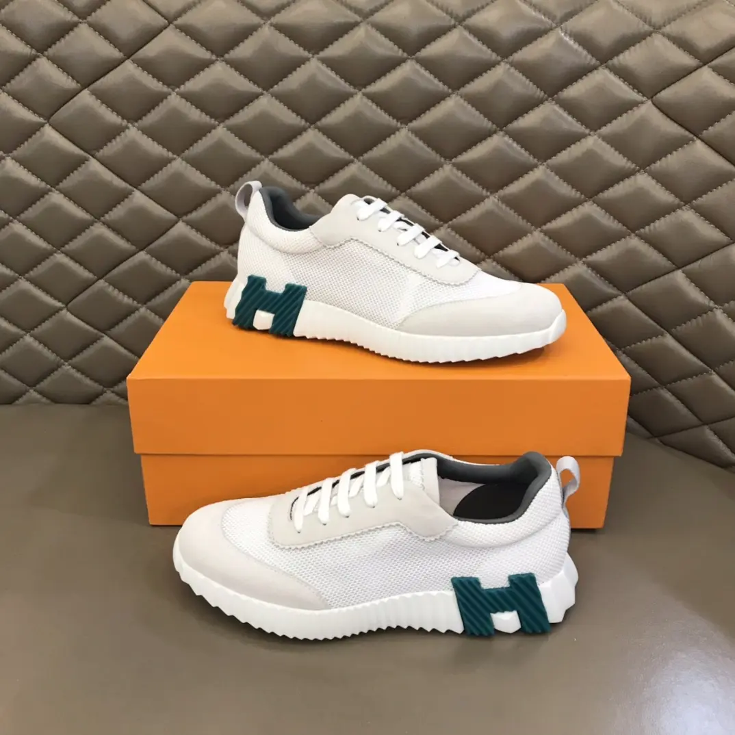Refined Hermès Crew Sneakers White  Style – Replica Hermes & Rep Shoes Collection 66