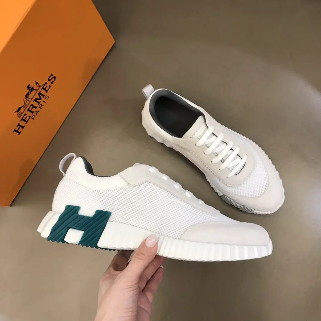 Refined Hermès Crew Sneakers White  Style – Replica Hermes & Rep Shoes Collection 66