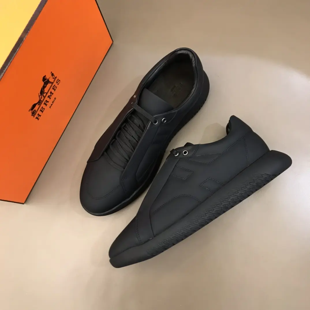 SmartChoice Hermès H 2020 Black  Sneakers – Replica Hermes Shoes Edition 88