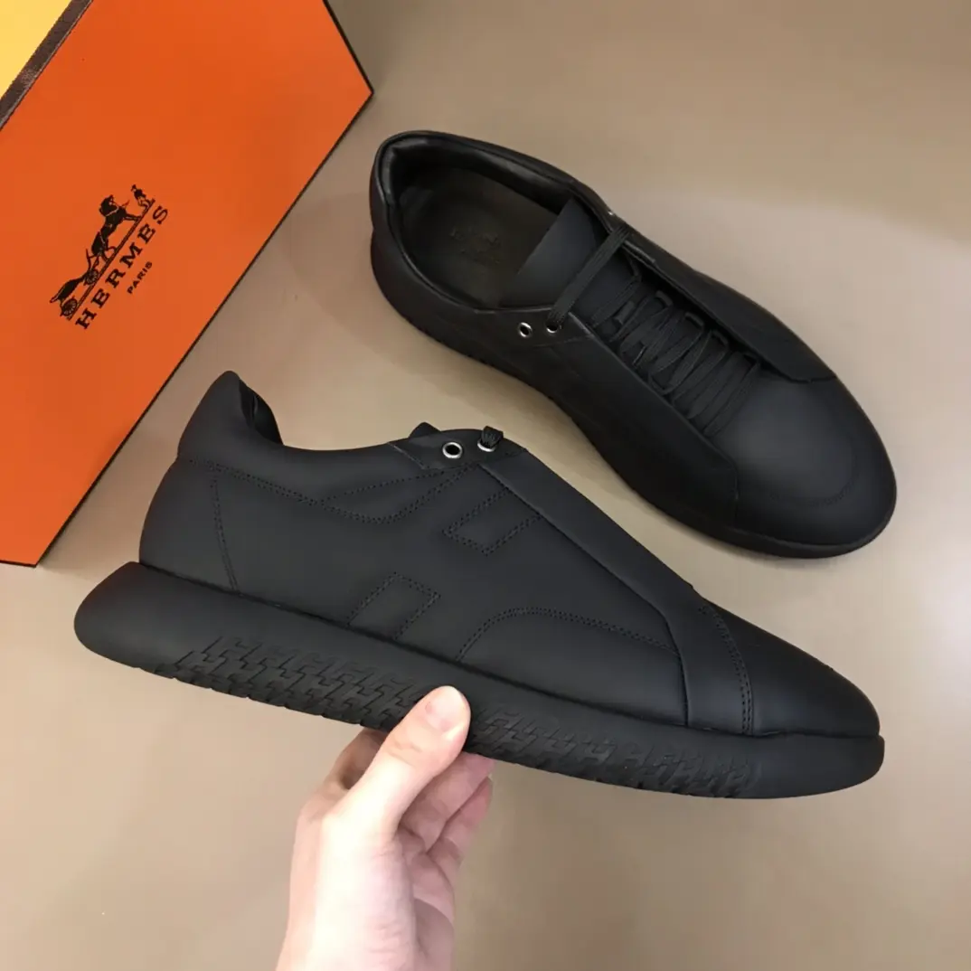 SmartChoice Hermès H 2020 Black  Sneakers – Replica Hermes Shoes Edition 88