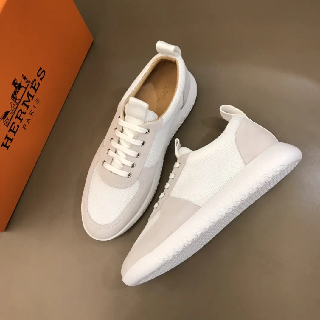 Hermès H 2020 Sneakers White Beige –  Replica Hermes Shoes Edition Chic 92