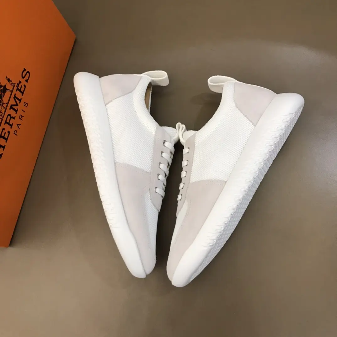 Hermès H 2020 Sneakers White Beige –  Replica Hermes Shoes Edition Chic 92