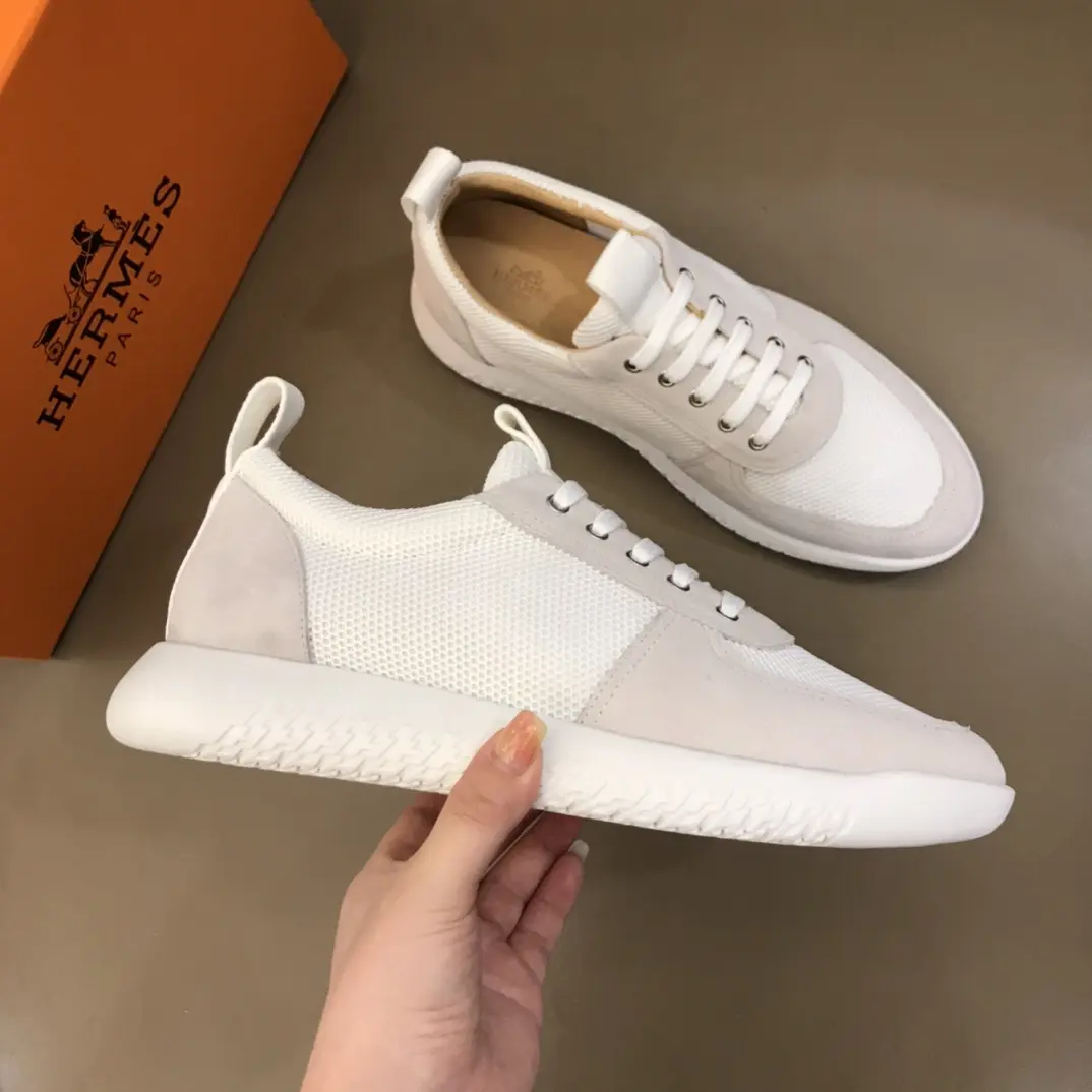 Hermès H 2020 Sneakers White Beige –  Replica Hermes Shoes Edition Chic 92