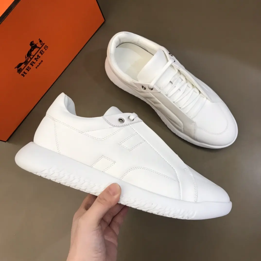 Hermès H 2020 White Sneakers –  Replica Hermes Shoes Edition Trendsetting 98