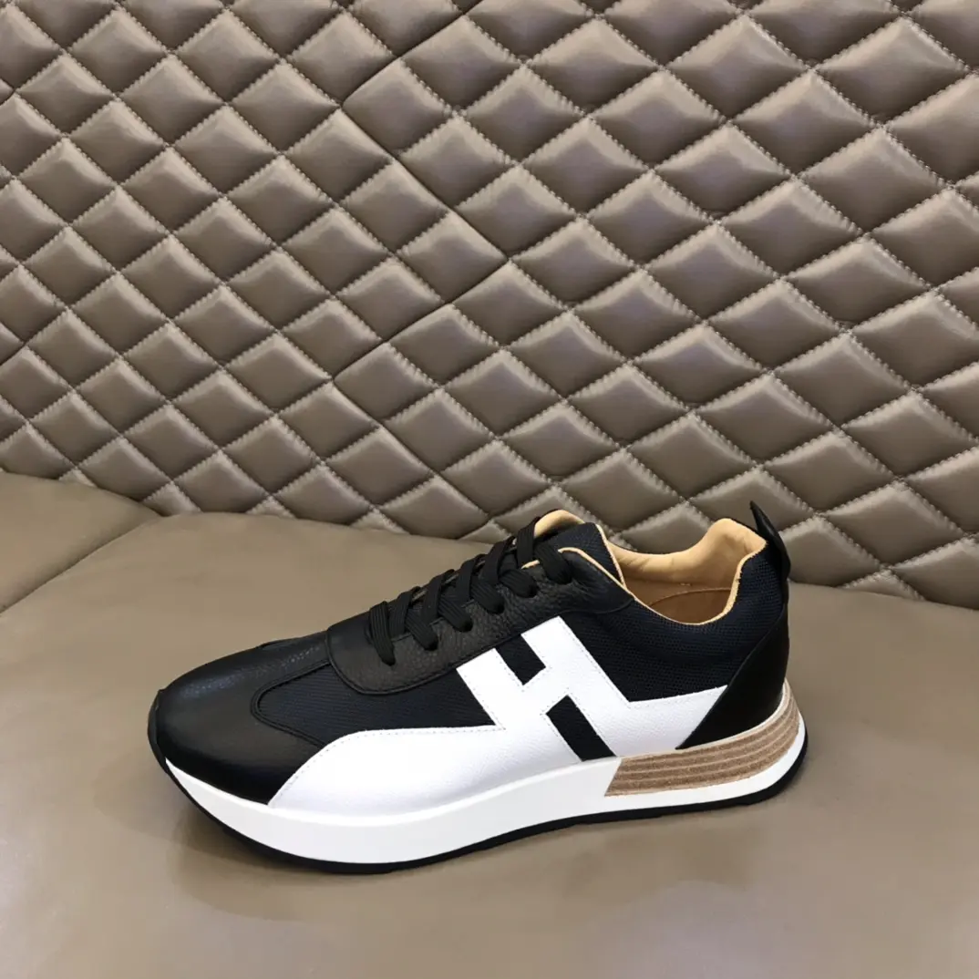 EasyCare Hermès H 2021 Colorblock Sneakers, Black White – Replica Hermes Edition 101