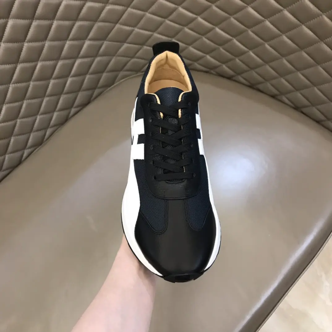 EasyCare Hermès H 2021 Colorblock Sneakers, Black White – Replica Hermes Edition 101