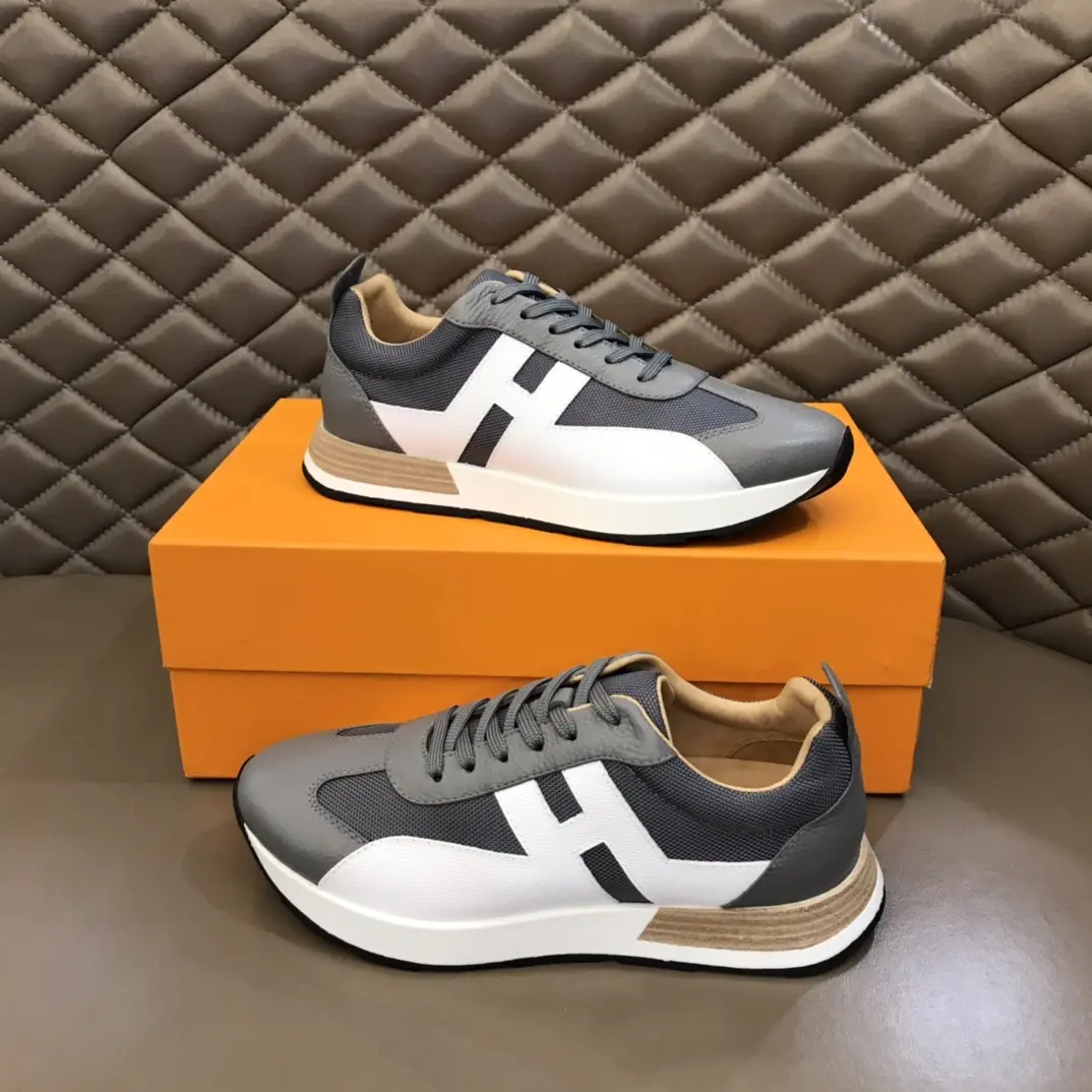 Hermès H 2021 Grey White Replica Sneakers –  Rep Shoes TimelessDesign 102