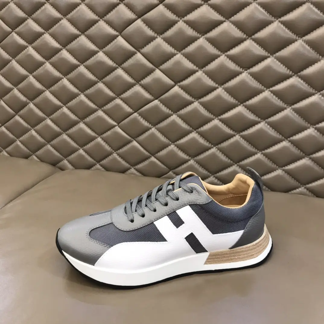 Hermès H 2021 Grey White Replica Sneakers –  Rep Shoes TimelessDesign 102