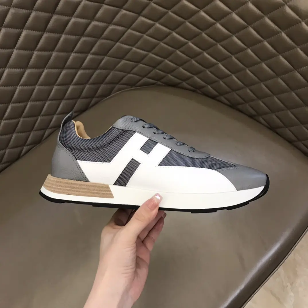 Hermès H 2021 Grey White Replica Sneakers –  Rep Shoes TimelessDesign 102