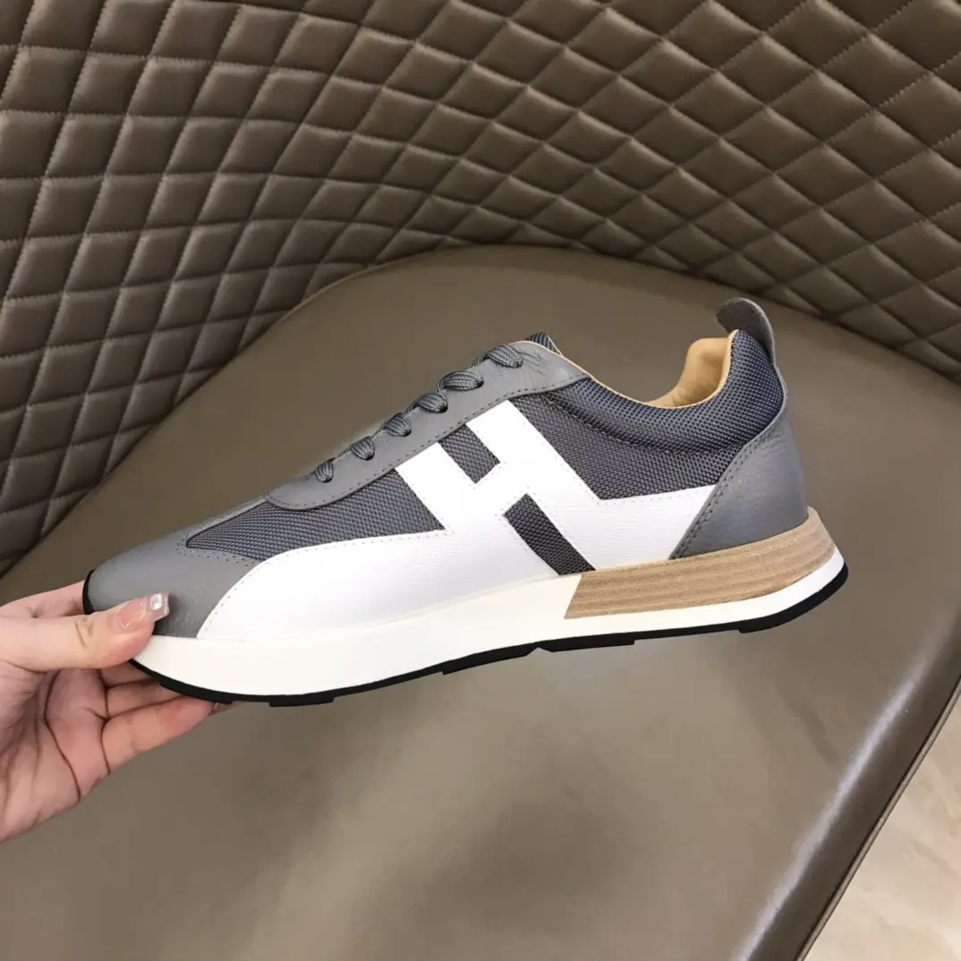 Hermès H 2021 Grey White Replica Sneakers –  Rep Shoes TimelessDesign 102