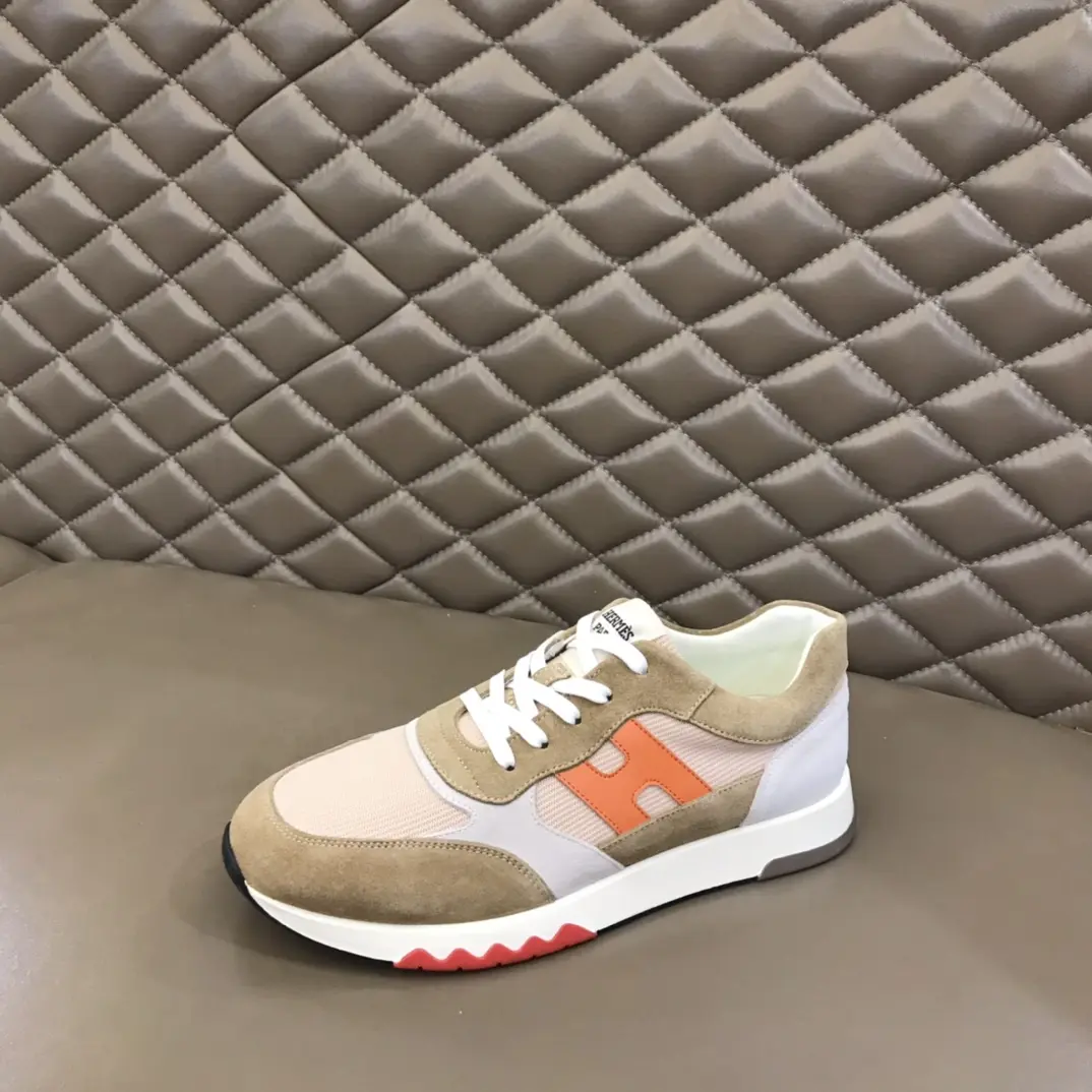 Hermès H2022  Sneakers, Beige Orange – Premium Rep Shoes, Replica Hermes Edition Thermal 93