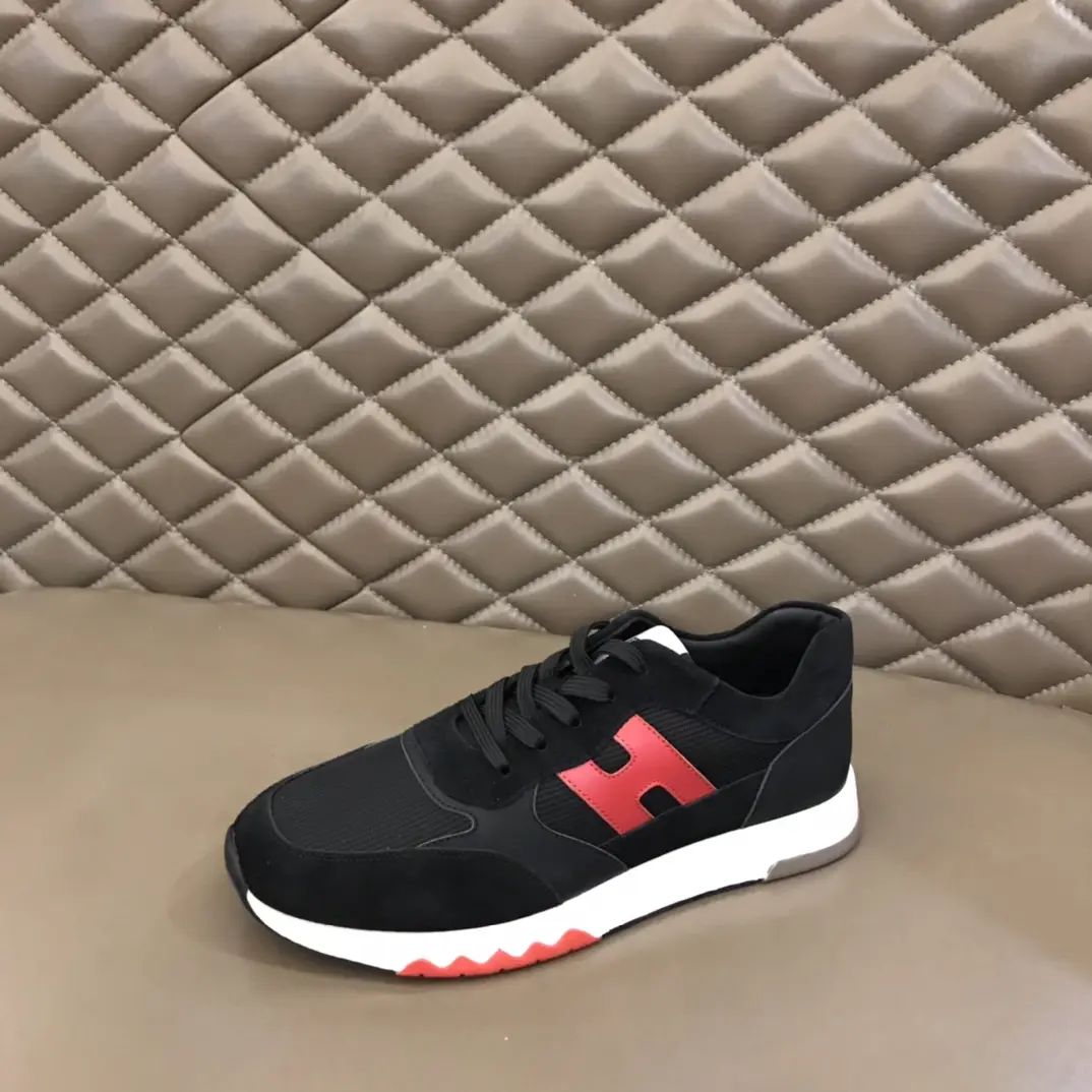 Hermès H2022 Sneakers, Black Red, Lace-Up –  Replica Hermes Shoes Edition SoftTouch 84