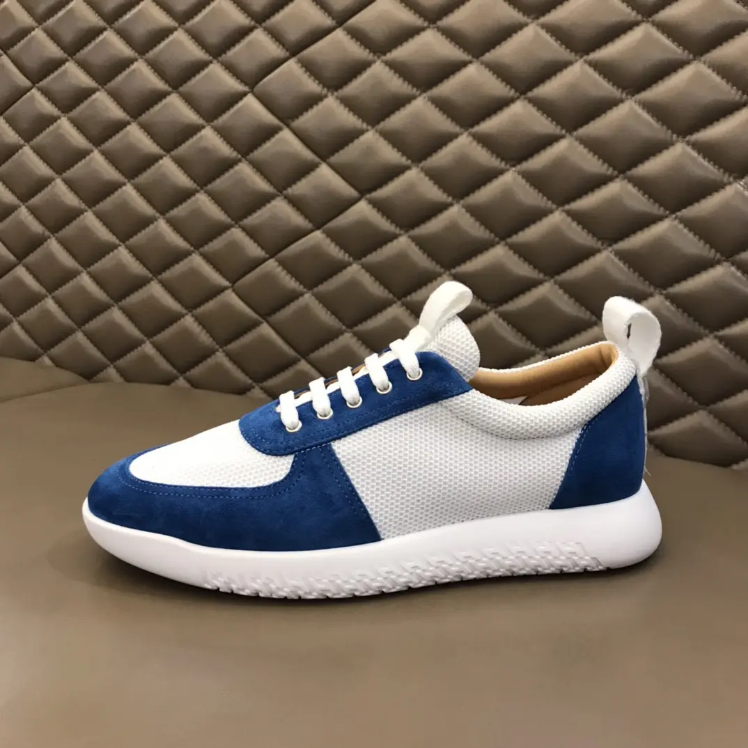 Comfortable Hermès Spring Summer Sneakers Blue White – Replica Hermes Shoes & Rep Footwear 100