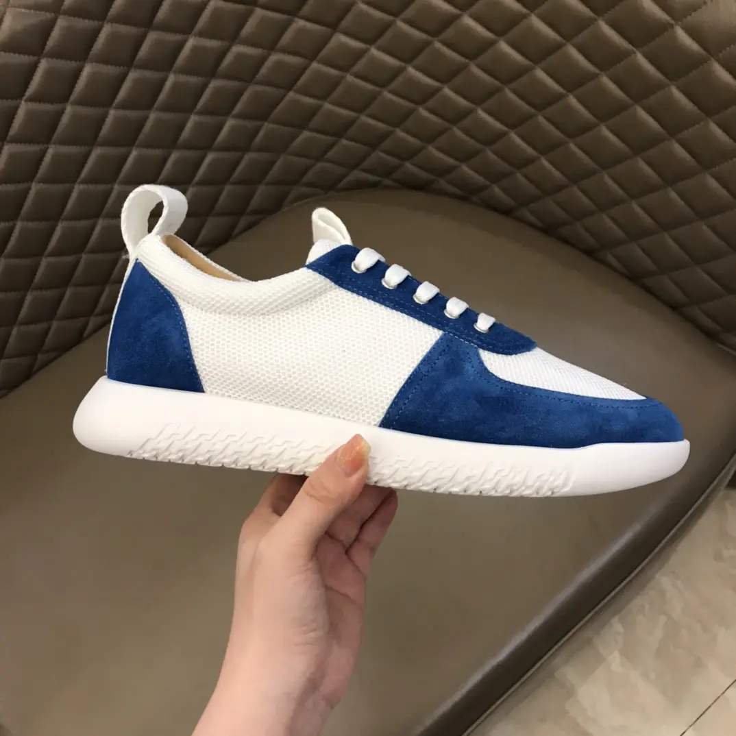Comfortable Hermès Spring Summer Sneakers Blue White – Replica Hermes Shoes & Rep Footwear 100