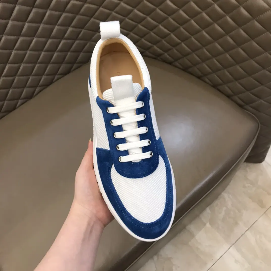 Comfortable Hermès Spring Summer Sneakers Blue White – Replica Hermes Shoes & Rep Footwear 100