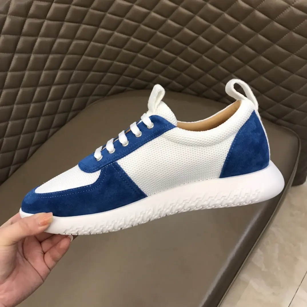 Comfortable Hermès Spring Summer Sneakers Blue White – Replica Hermes Shoes & Rep Footwear 100