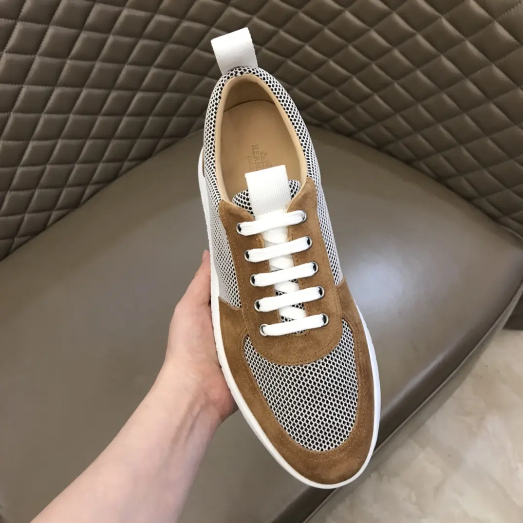 Hermès Spring Summer Sneakers, Brown White –  Replica Hermes Edition Durable 91