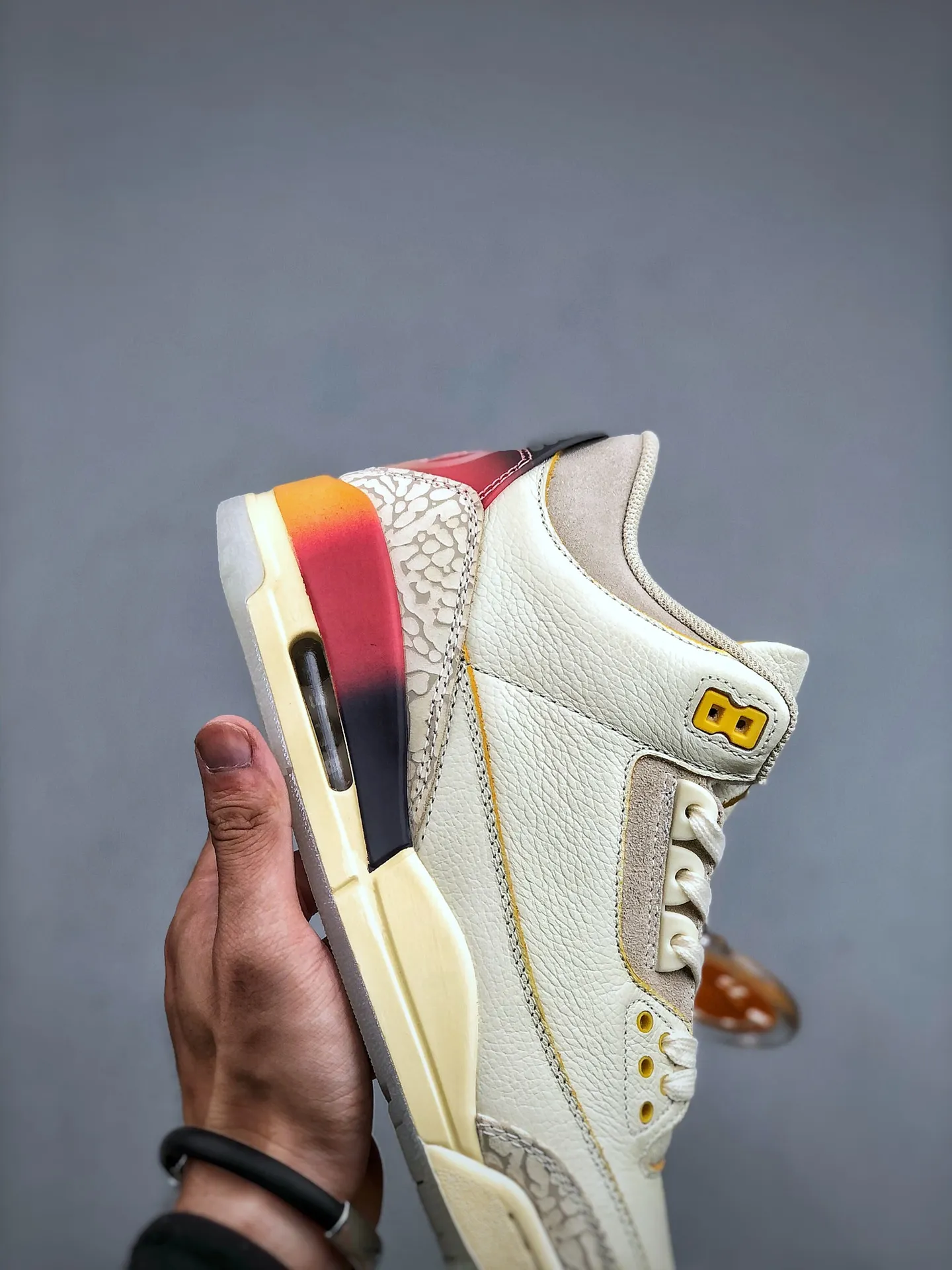 J.Balvin x Air Jordan 3 Retro ‘Rainbow Gradient’ – Cream Orange Multicolor – High-Top Rep Shoes & Replica Nikes FreshLook 1191