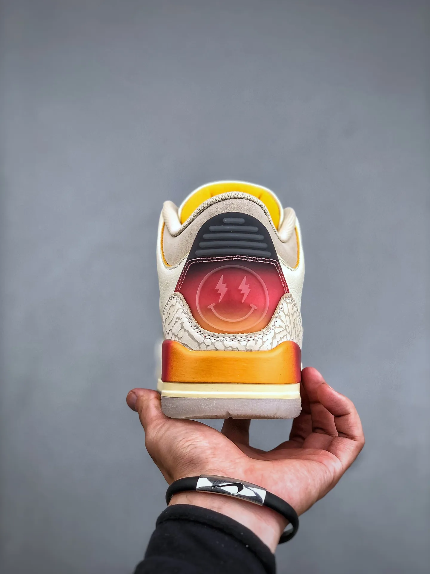 J.Balvin x Air Jordan 3 Retro ‘Rainbow Gradient’ – Cream Orange Multicolor – High-Top Rep Shoes & Replica Nikes FreshLook 1191