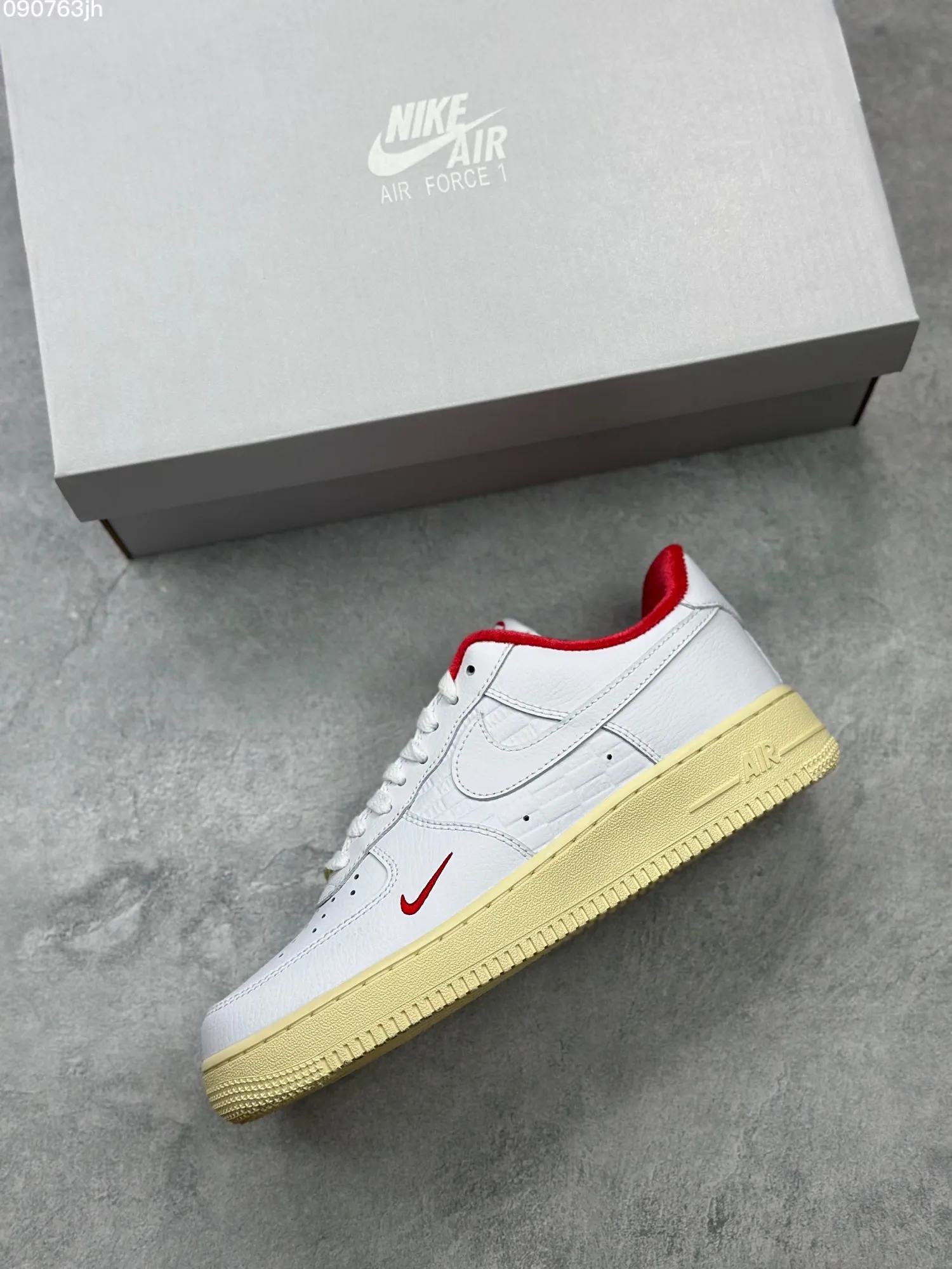 Kith x Nike Air Force 1 Low ‘White Red’ – Top Rep Shoes, Best Replica Sneakers, Multiple Sizes Available WellDesigned 1038