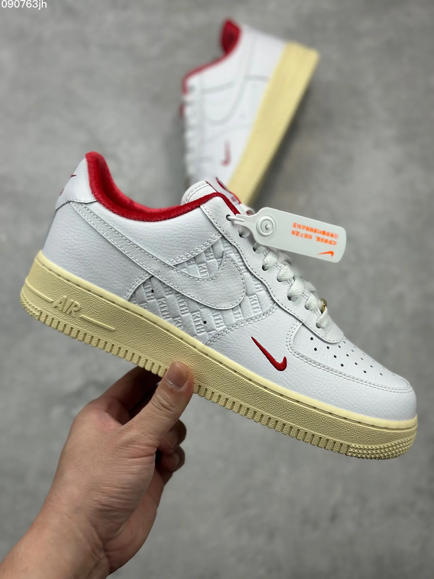 Kith x Nike Air Force 1 Low ‘White Red’ – Top Rep Shoes, Best Replica Sneakers, Multiple Sizes Available WellDesigned 1038