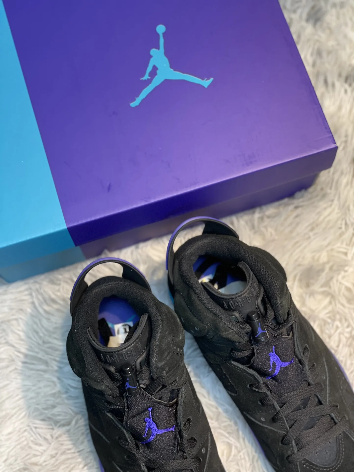 Kuker Air Jordan 6 UNC AJ6 Black Blue Purple Basketball Shoes – High Quality Replica Nike Chic 1108