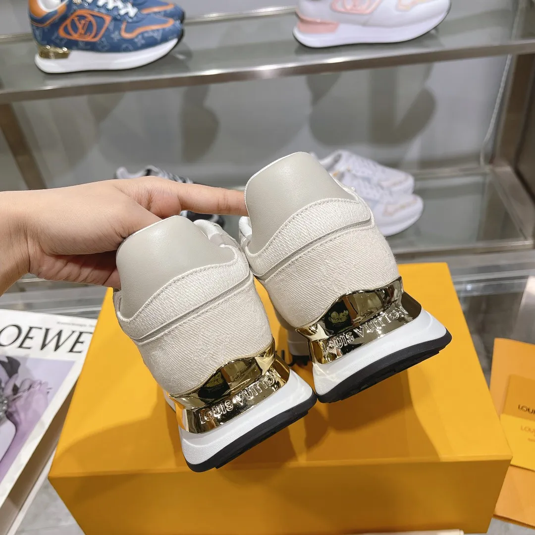 Lightweight LOUIS VUITTON Neo Run Away Beige Sneaker – Replica Louis Vuitton Style with Rep Shoes Design 293