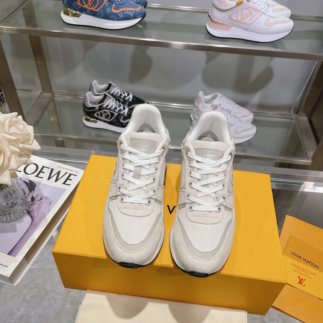 Lightweight LOUIS VUITTON Neo Run Away Beige Sneaker – Replica Louis Vuitton Style with Rep Shoes Design 293