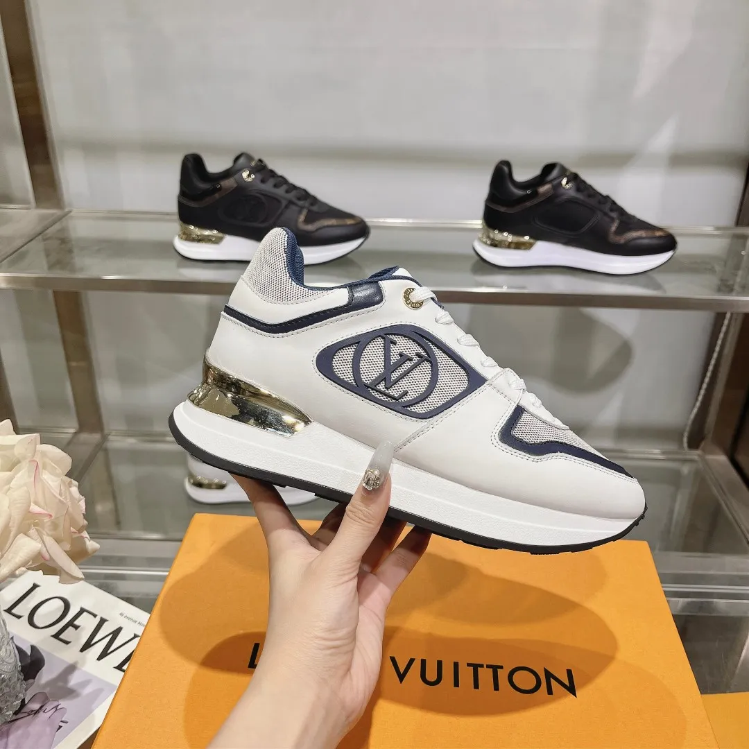 Classic LOUIS VUITTON Neo Run Away White Blue – Replica Shoes & Louis Vuitton Fake 298