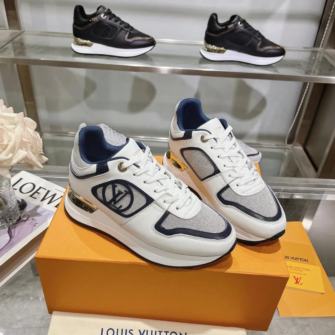 Classic LOUIS VUITTON Neo Run Away White Blue – Replica Shoes & Louis Vuitton Fake 298