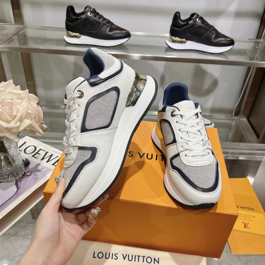 Classic LOUIS VUITTON Neo Run Away White Blue – Replica Shoes & Louis Vuitton Fake 298