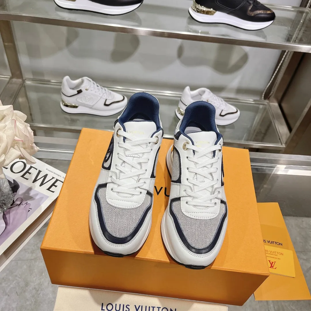 Classic LOUIS VUITTON Neo Run Away White Blue – Replica Shoes & Louis Vuitton Fake 298