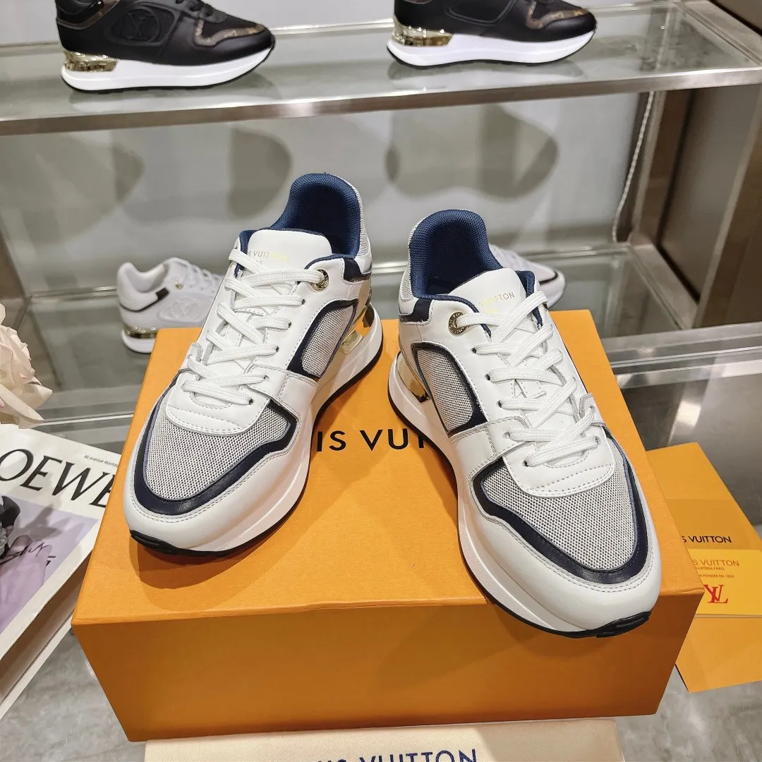 Classic LOUIS VUITTON Neo Run Away White Blue – Replica Shoes & Louis Vuitton Fake 298