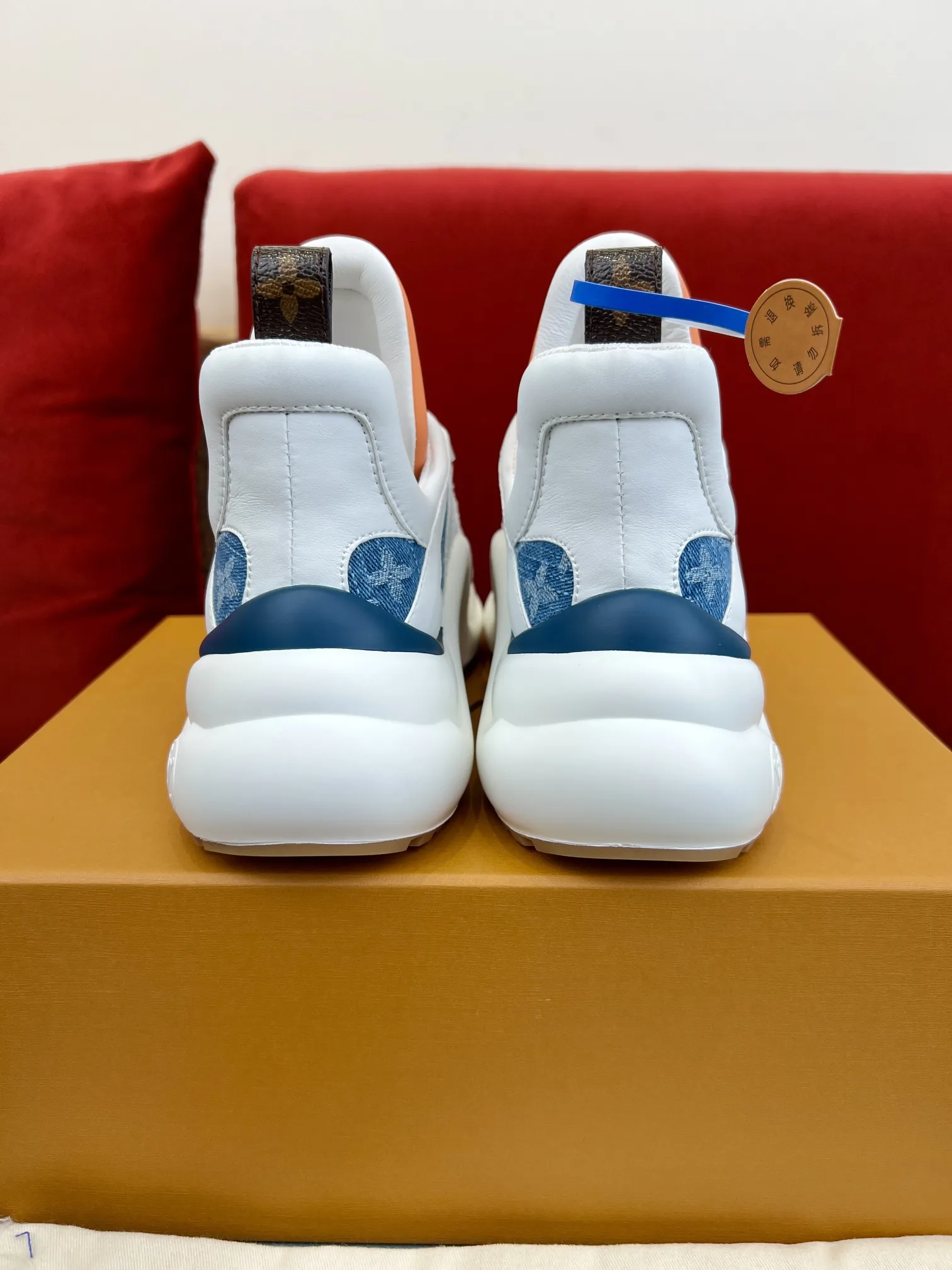 Louis Vuitton Archlight Denim White Replica Shoes – Rep Sneakers Classic 279