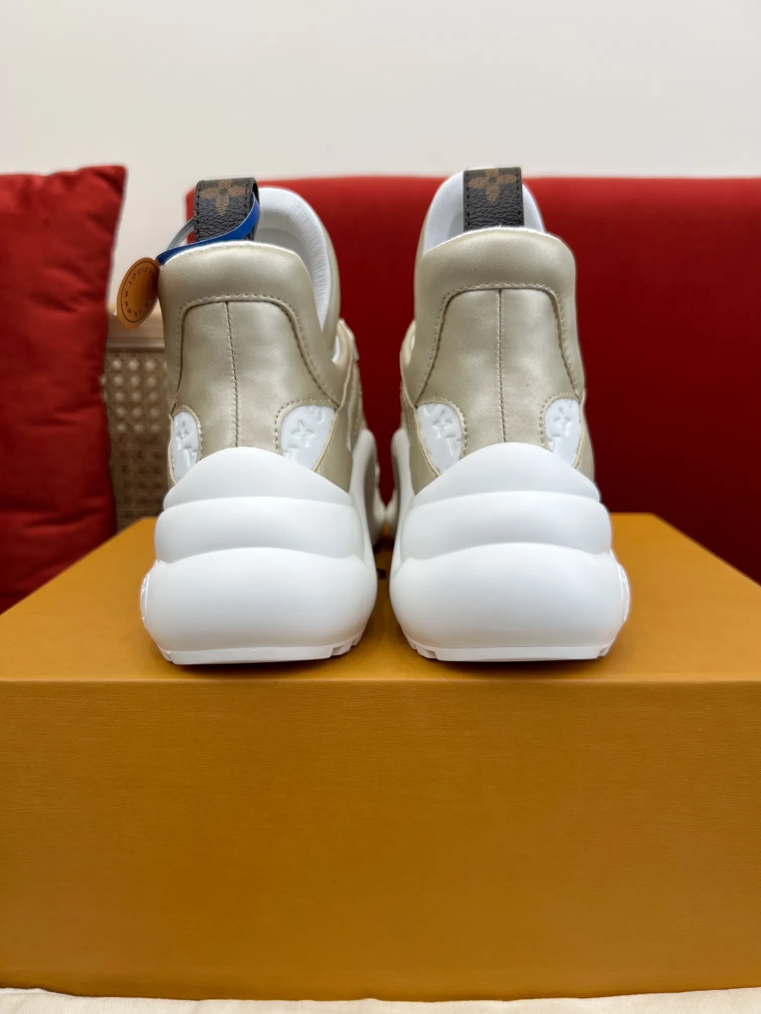 Louis Vuitton Archlight White Gold Replica Shoes –  Rep Sneakers Contemporary 274