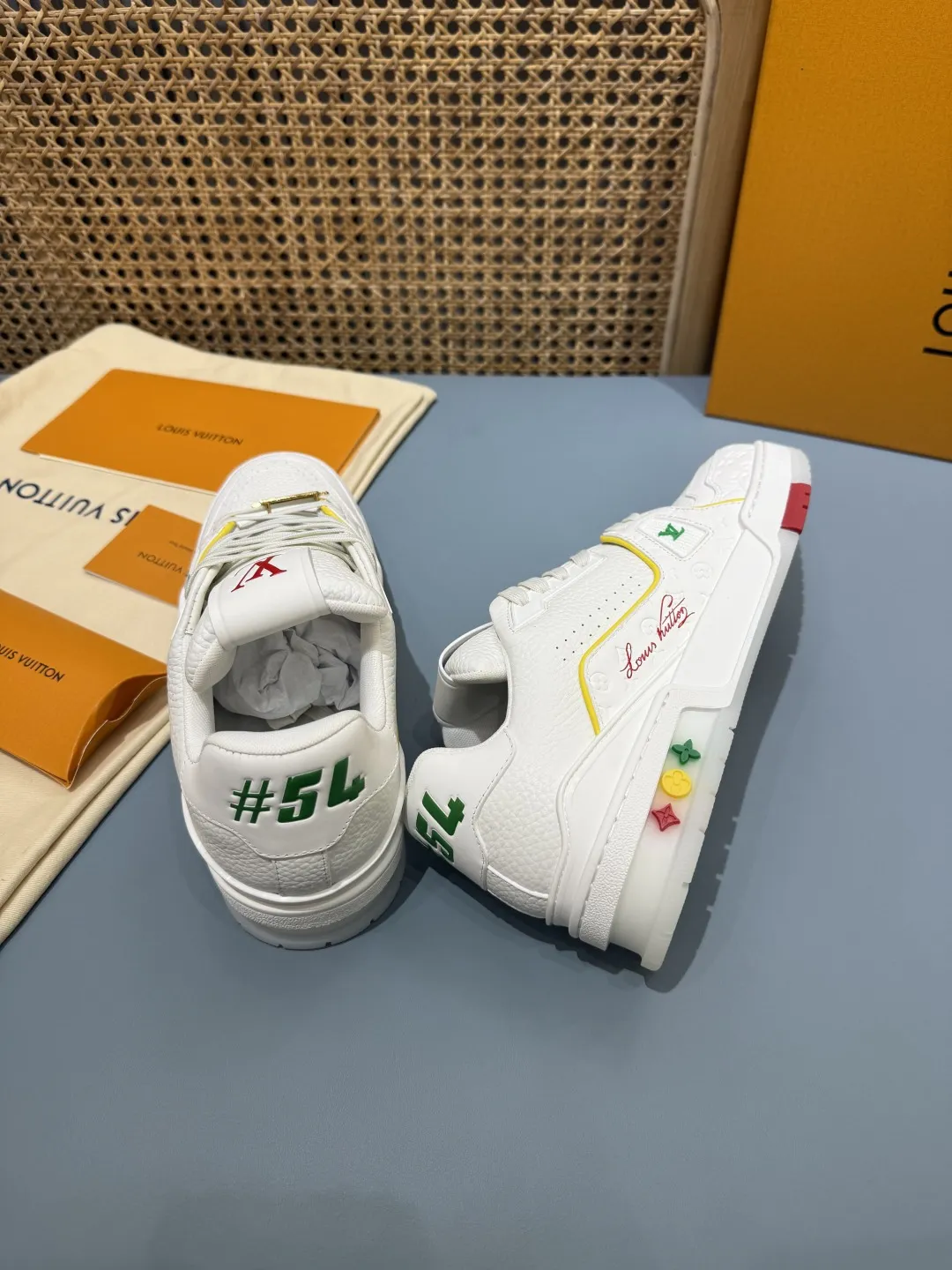 Louis Vuitton Trainer Cruise Yellow Replica Shoes –  Rep Shoes Durable 407