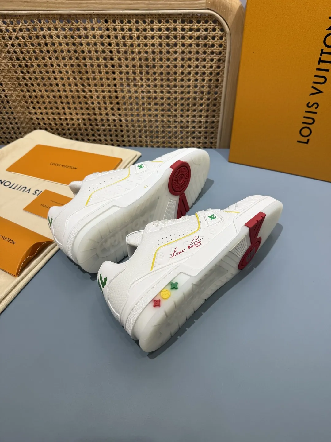 Louis Vuitton Trainer Cruise Yellow Replica Shoes –  Rep Shoes Durable 407