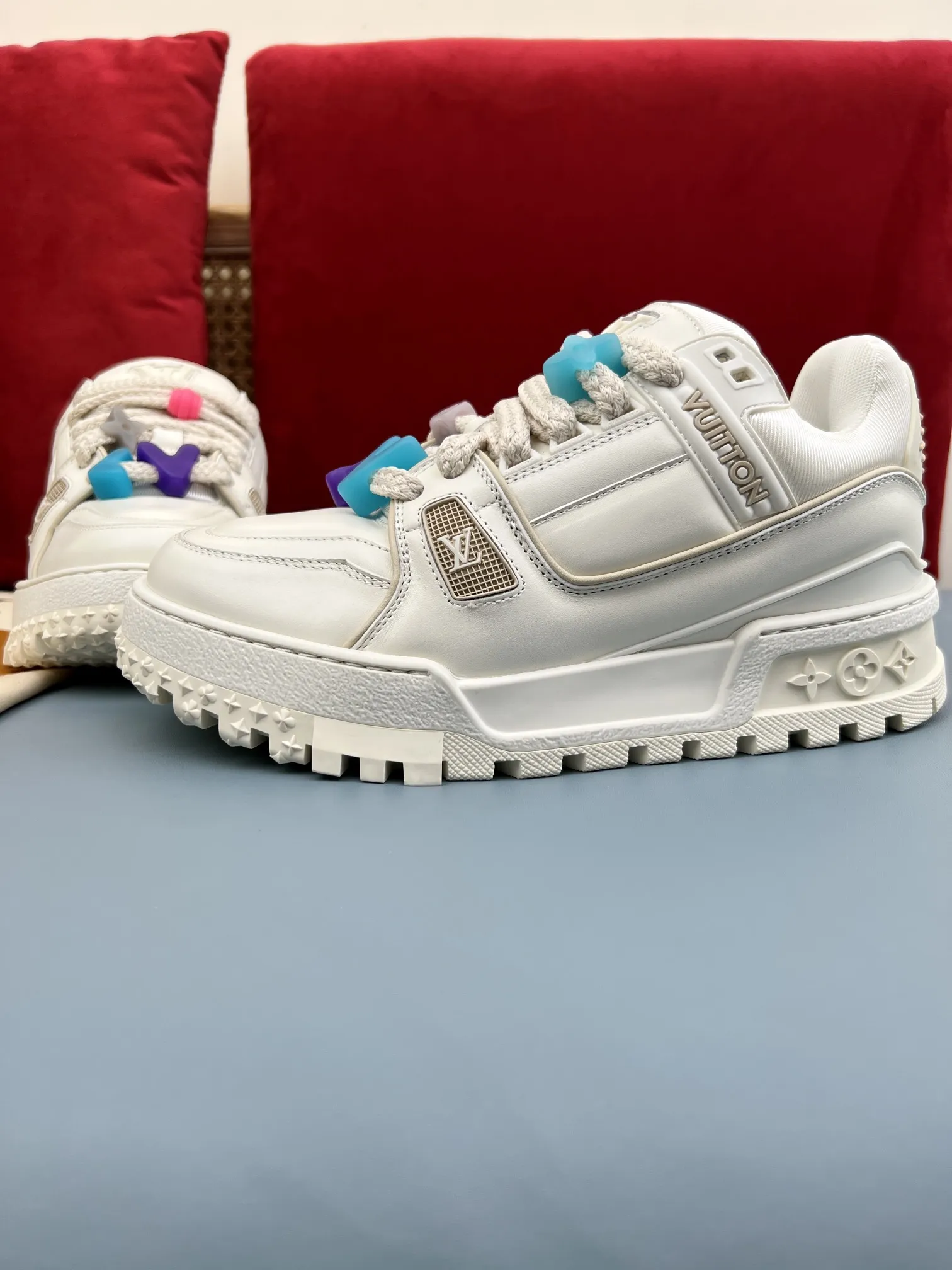 Louis Vuitton Trainer DIY White Sneakers –  Replica Shoes & Louis Vuitton Fake Popular 355