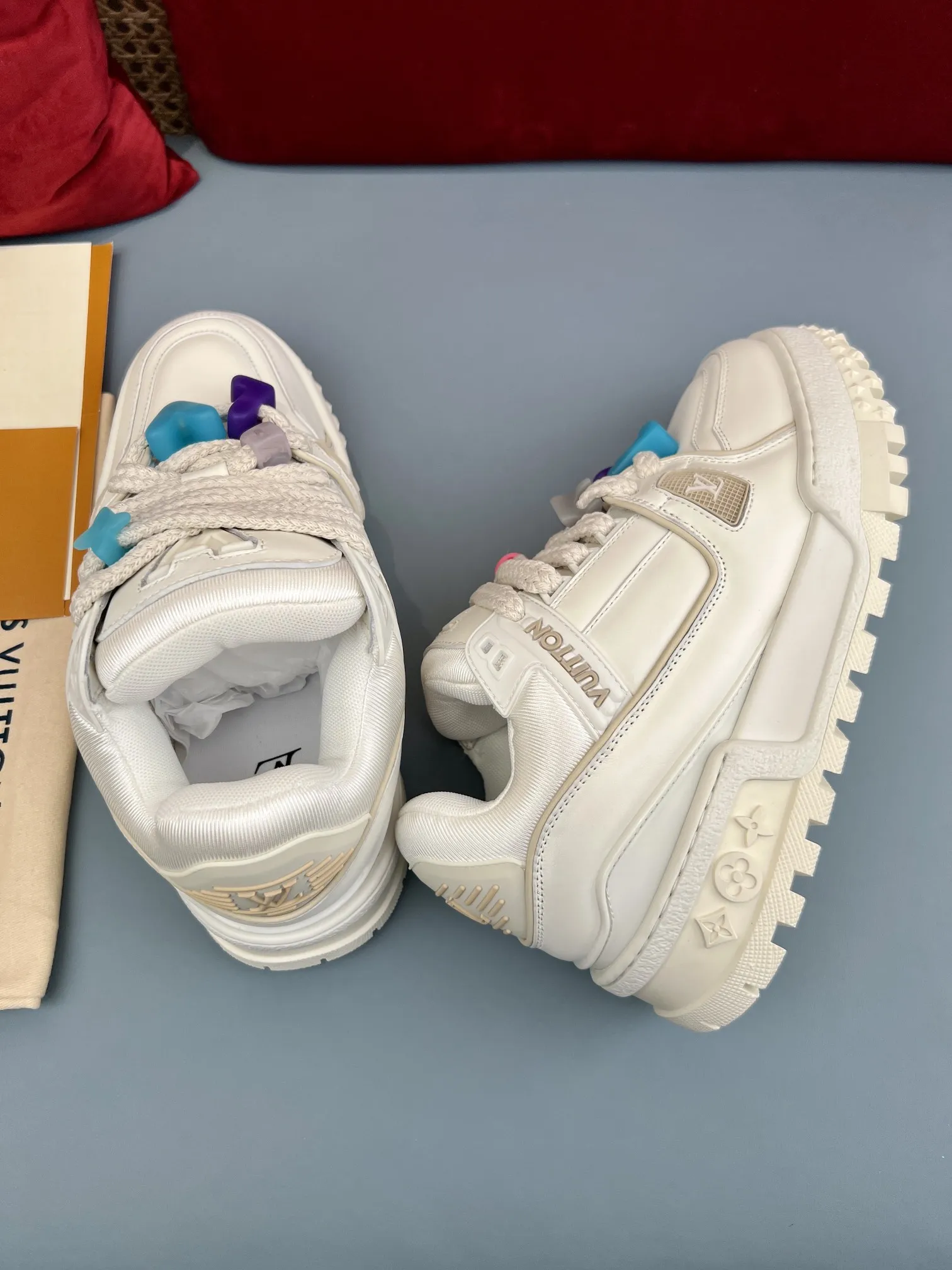 Louis Vuitton Trainer DIY White Sneakers –  Replica Shoes & Louis Vuitton Fake Popular 355