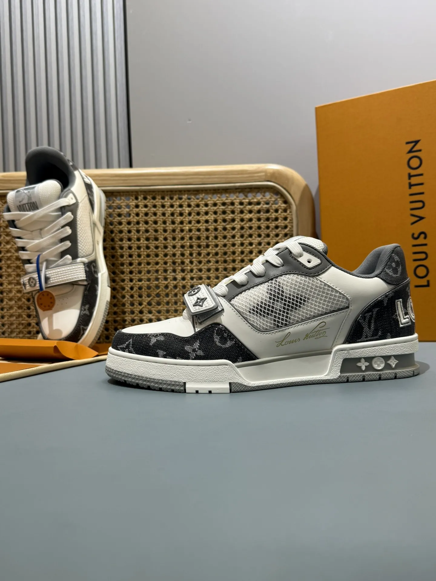 Seasonal Louis Vuitton Trainer Denim White Low Top – Replica Shoes & Louis Vuitton Replica 412