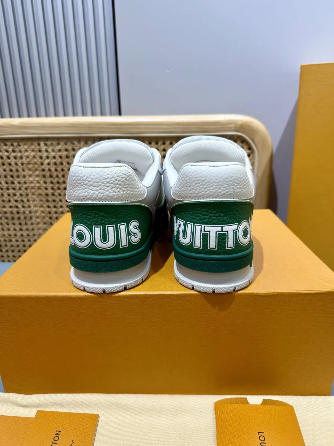 Louis Vuitton Trainer Green Monogram Replica Shoes – Rep Sneakers Sustainable 434