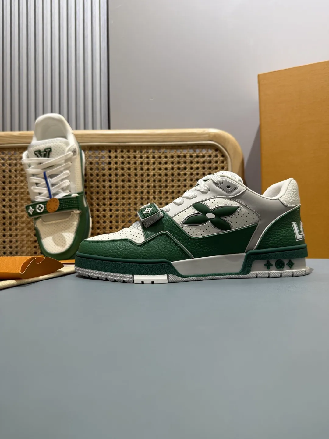 Louis Vuitton Trainer Green Monogram Replica Shoes – Rep Sneakers Sustainable 434