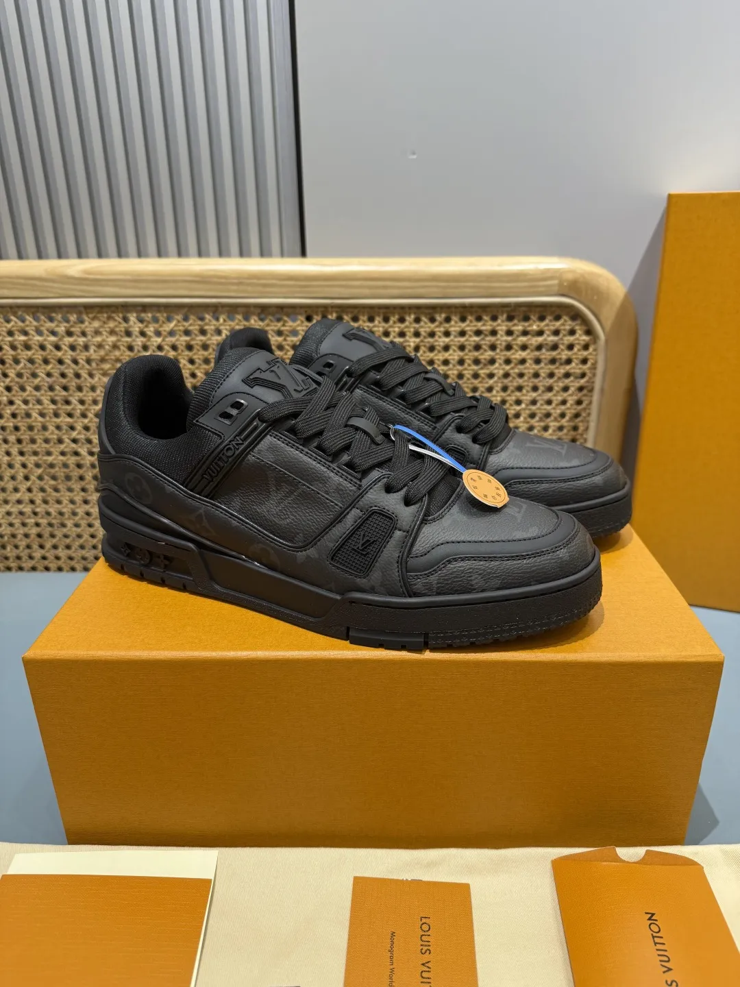 SportInspired Louis Vuitton Trainer Limited Black Replica Shoes –  Rep Sneakers 405